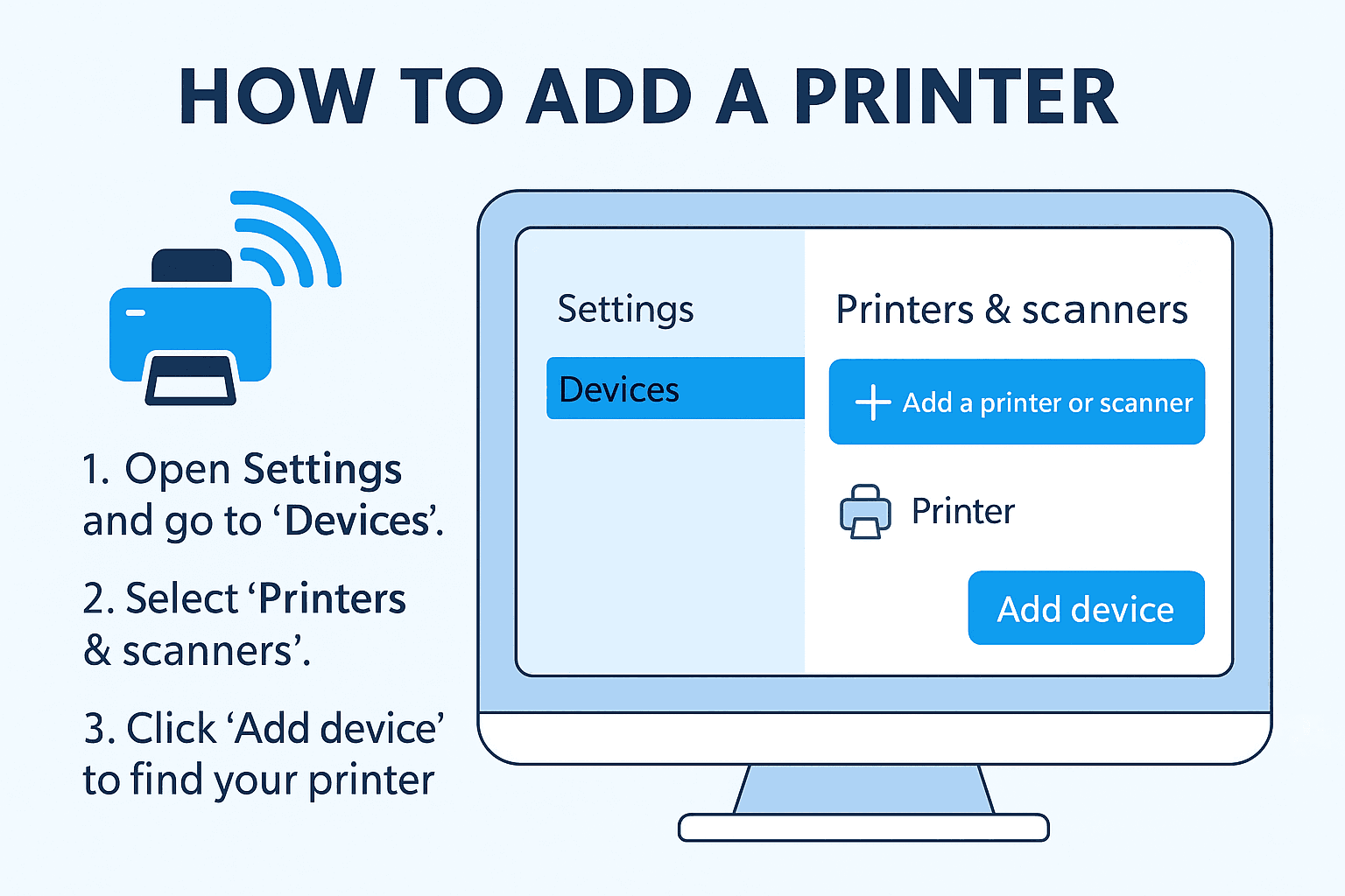 Step-by-Step Printer Hardware and Software Setup